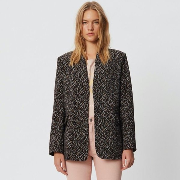 NWT Sofie Schnoor Floral Blazer Size M - Picture 1 of 16